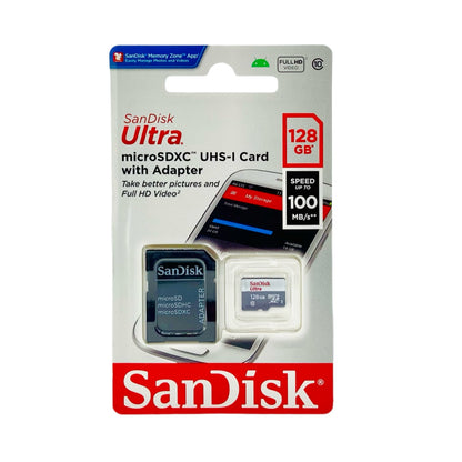 Cartão de Memória SanDisk 128GB Ultra