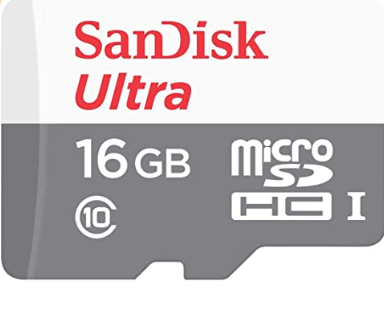 Cartão de Memória SanDisk 16GB Ultra